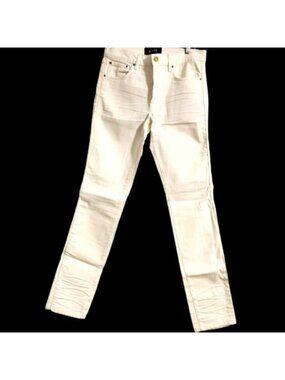 NWT BOSSI SPORTSWEAR White 3D Jeans Patron Of The New Edition HTF